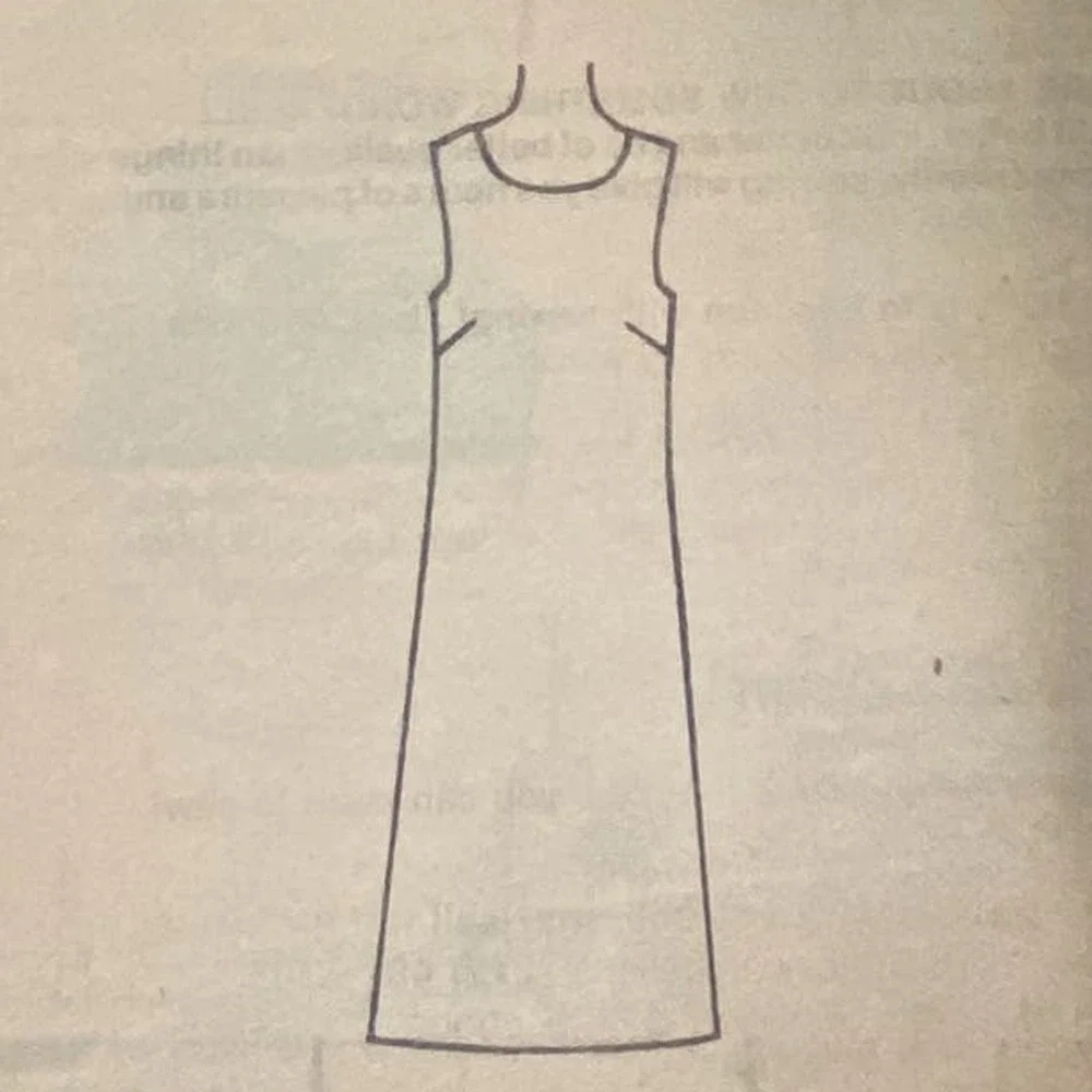 Simplicity 5227 Pattern Jumper Miss 12 Uncut Slim Fit Boho Back Zip Scoop Neck